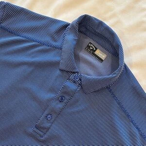 Callaway Men's Navy and White Polo Shirt
